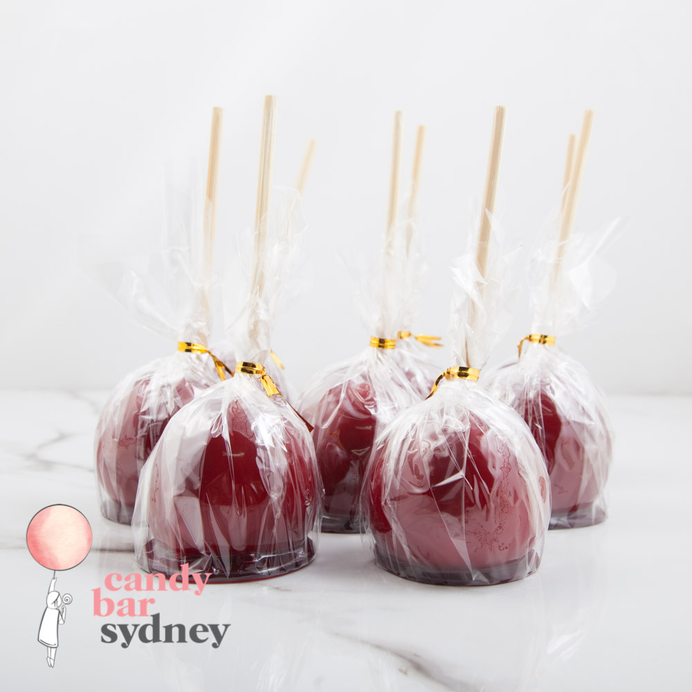 Red Toffee Apples Candy Bar Sydney